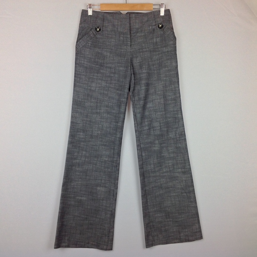 BCX Dress Pants Womens Junior 9 Gray Trouser